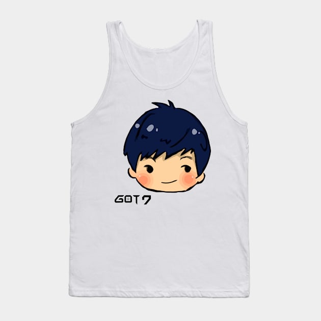 got7 cute personel vintage Tank Top by fooballmayfield